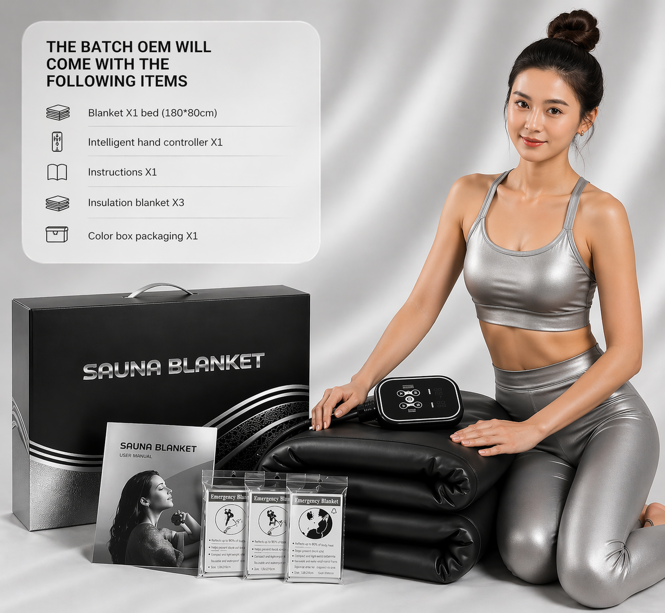 Portable Infrared Sauna Blanket – Home Detox, Weight Loss & Relaxation Therapy System