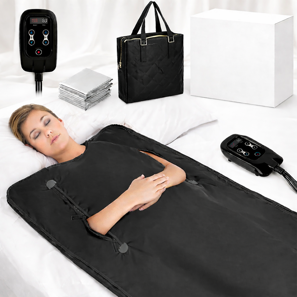 Portable Infrared Sauna Blanket – Home Detox, Weight Loss & Relaxation Therapy System